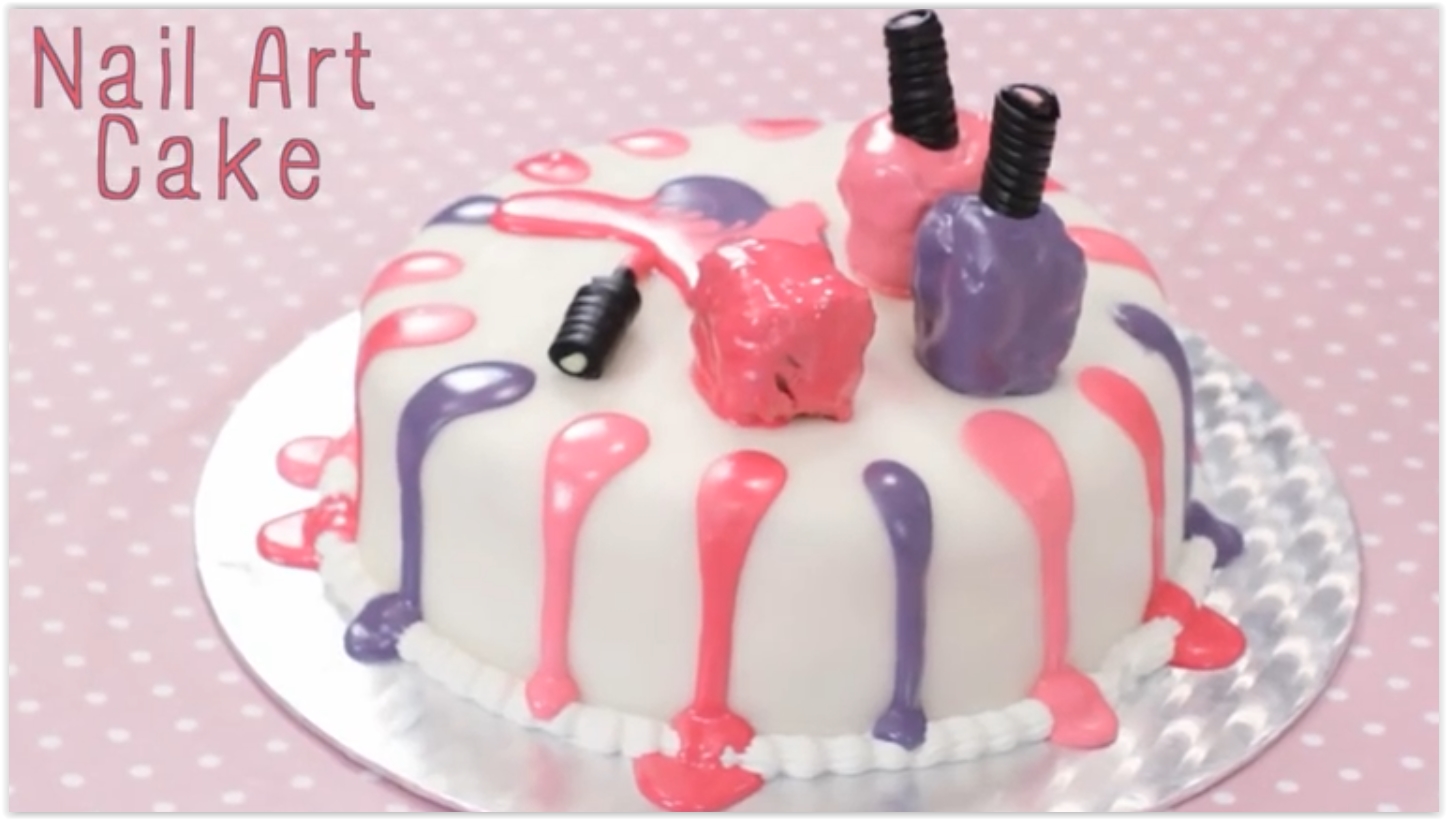 2. Nail Art Themed Cake Toppers - wide 9